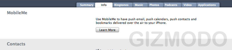 Illustration for article titled iPhone 2.0 Video Walkthrough and iTunes 7.7 Confidential Screenshots